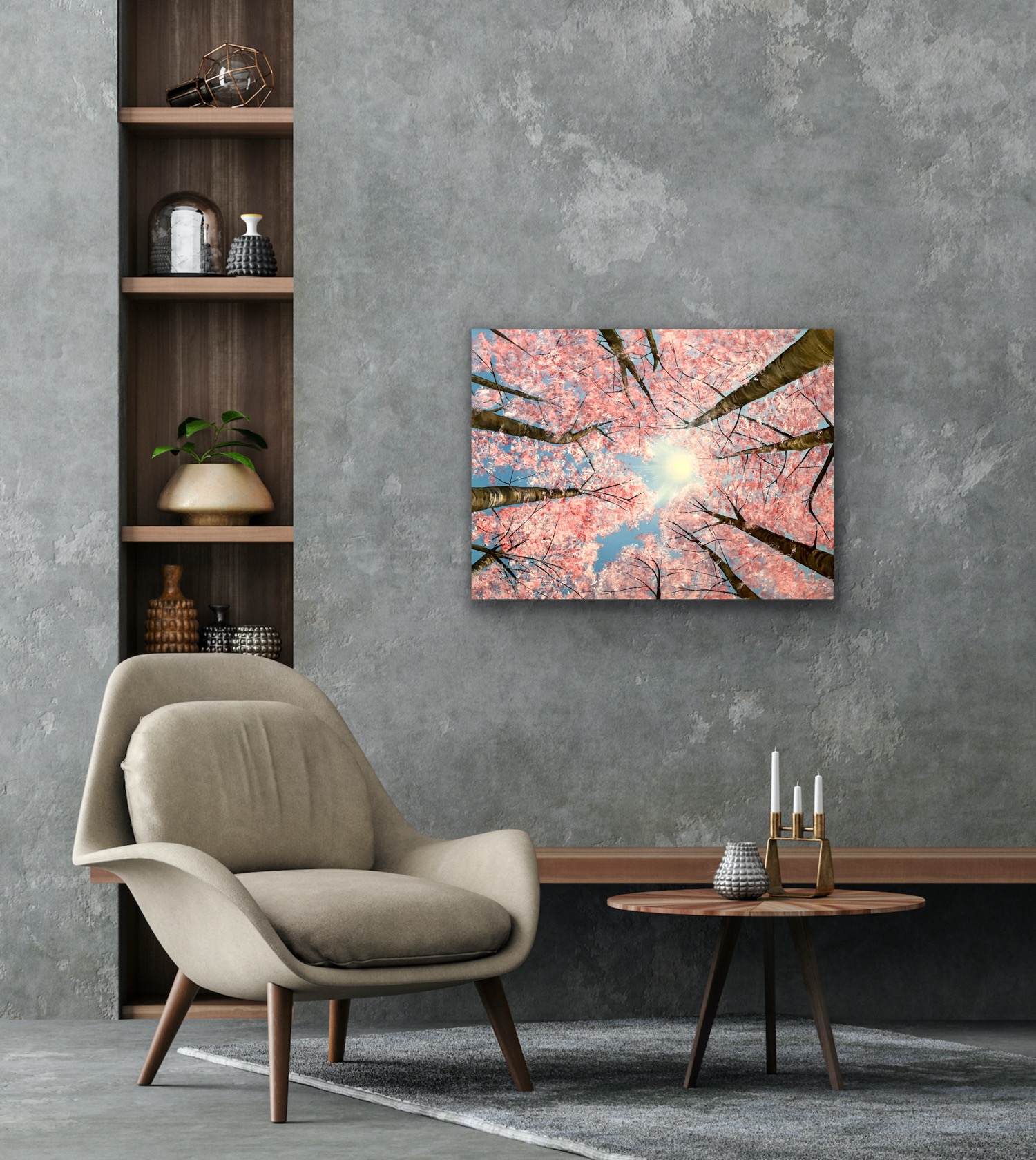 Acrylic Painting 'Spring' 40cm x 30cm - Image 9