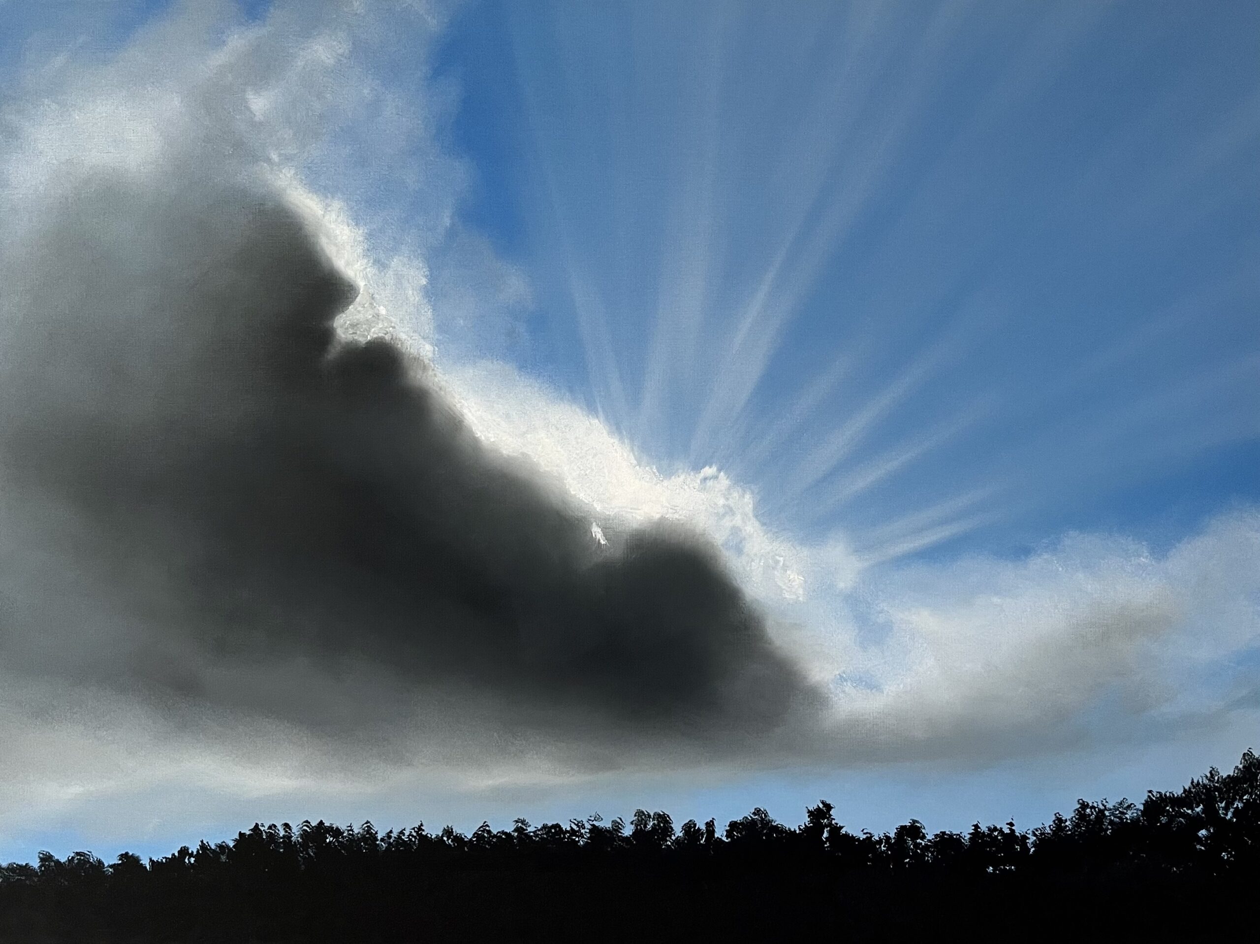 Oil Painting 'Light in the Dark' 61cm x 46cm