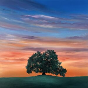 Oil Painting 'Dusk' 40cm x 40cm