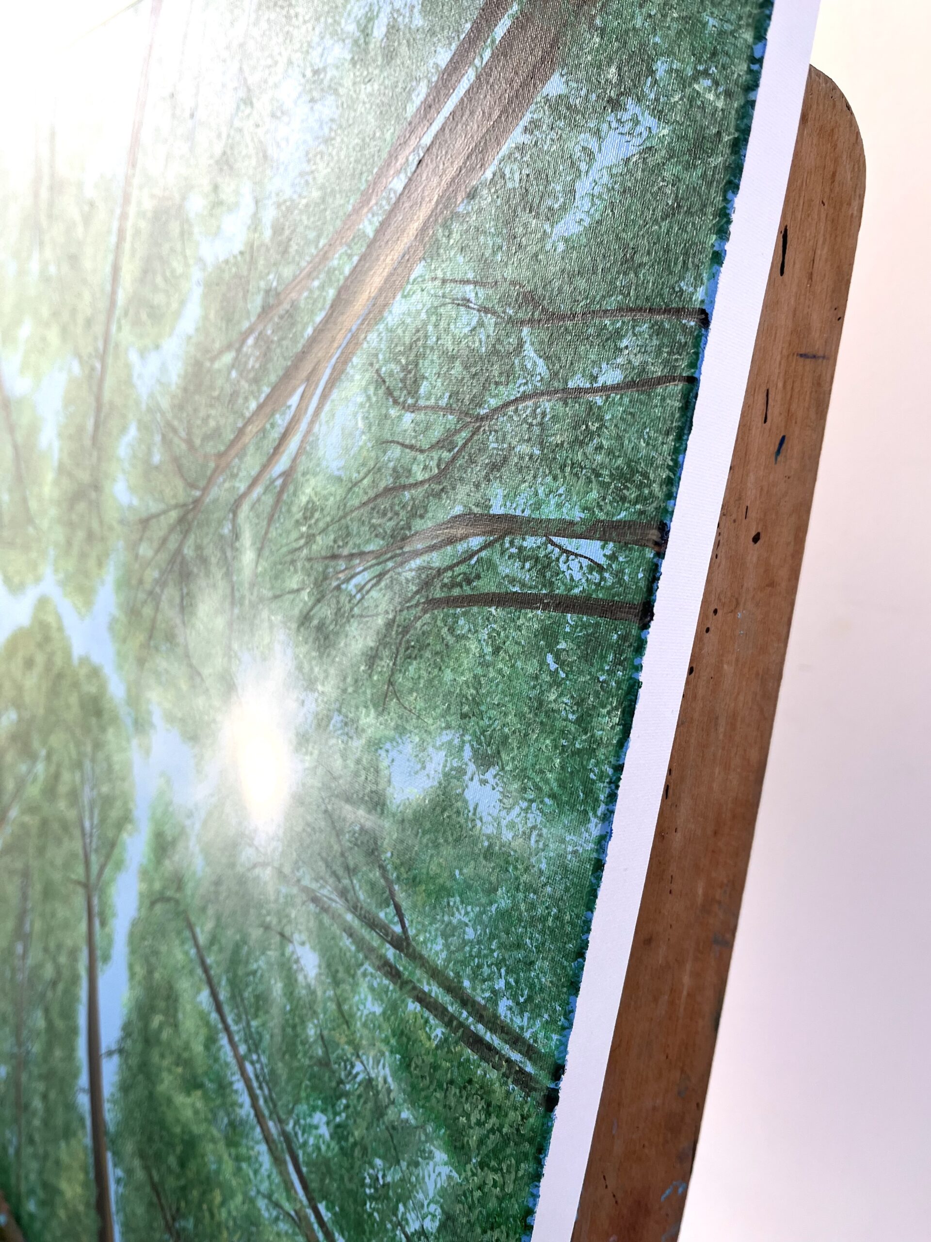 Oil Painting 'Heaven's Eye' 50cm x 50cm - Image 2