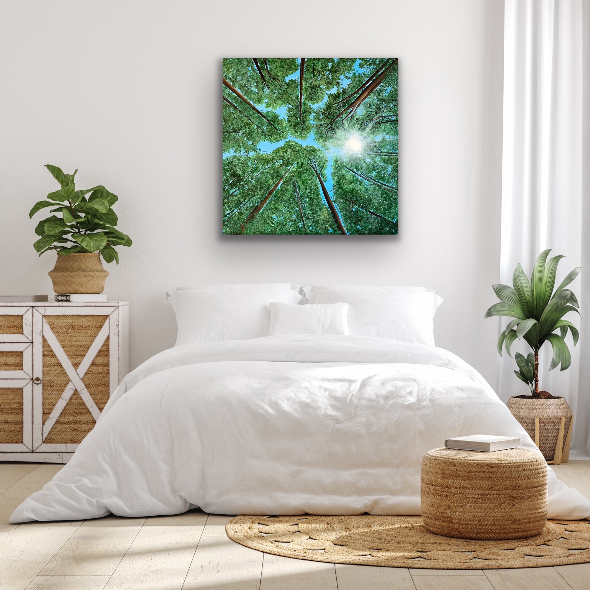 Oil Painting 'Heaven's Eye' 50cm x 50cm - Image 3