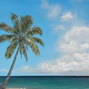Oil Painting 'Wish you were Here' 40cm x 30cm