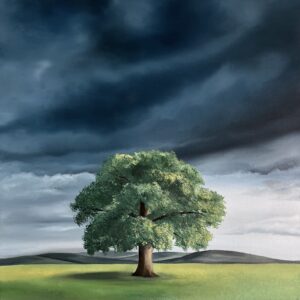 Oil Painting 'Calm Before The Storm' 40cm x 40cm