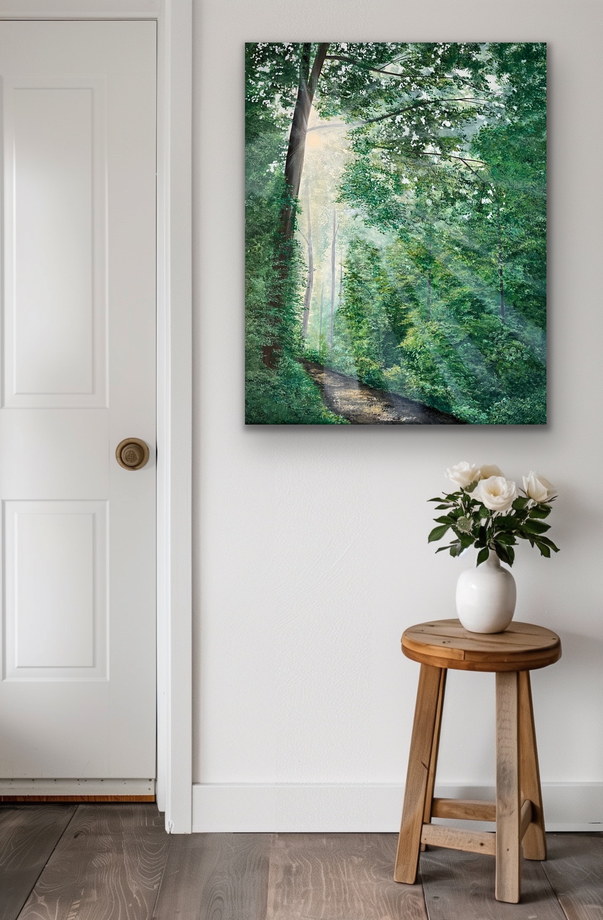 Oil Painting 'Between Realms' 50cm x 40cm - Image 6