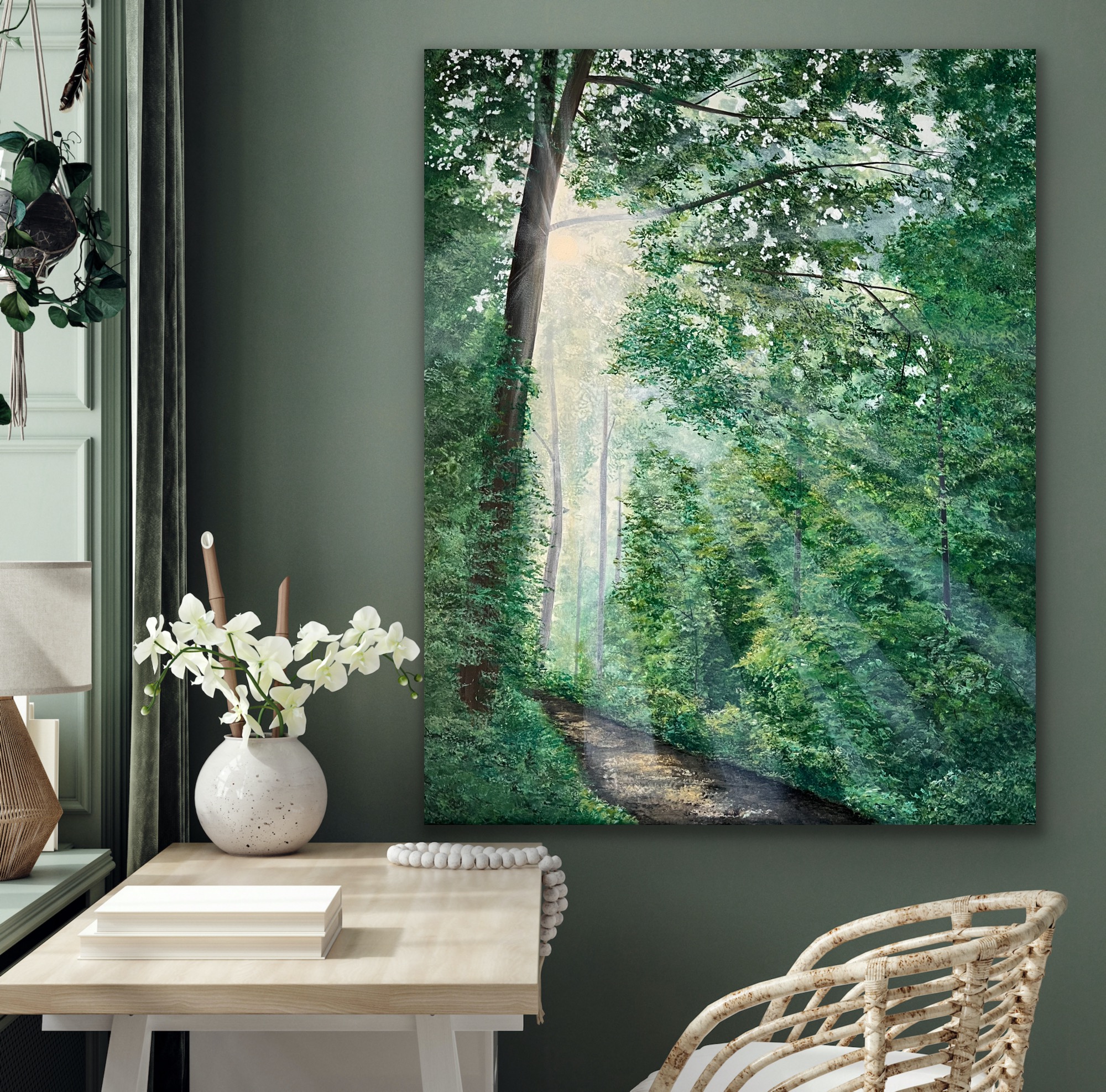 Oil Painting 'Between Realms' 50cm x 40cm - Image 2