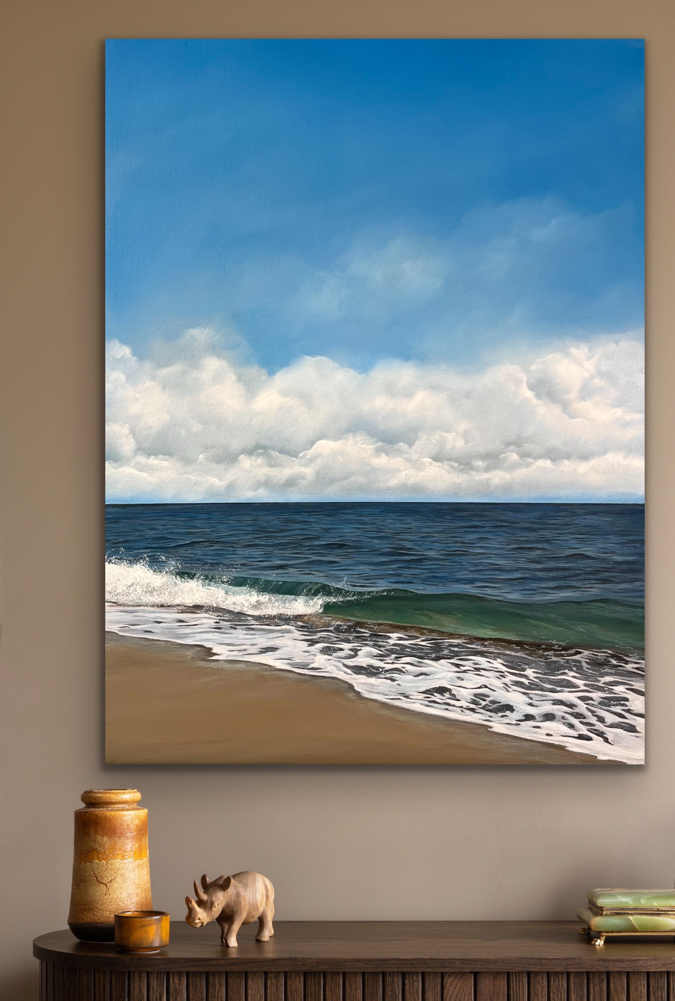 Oil Painting 'Today's Escape' 40cm x 30cm - Image 4