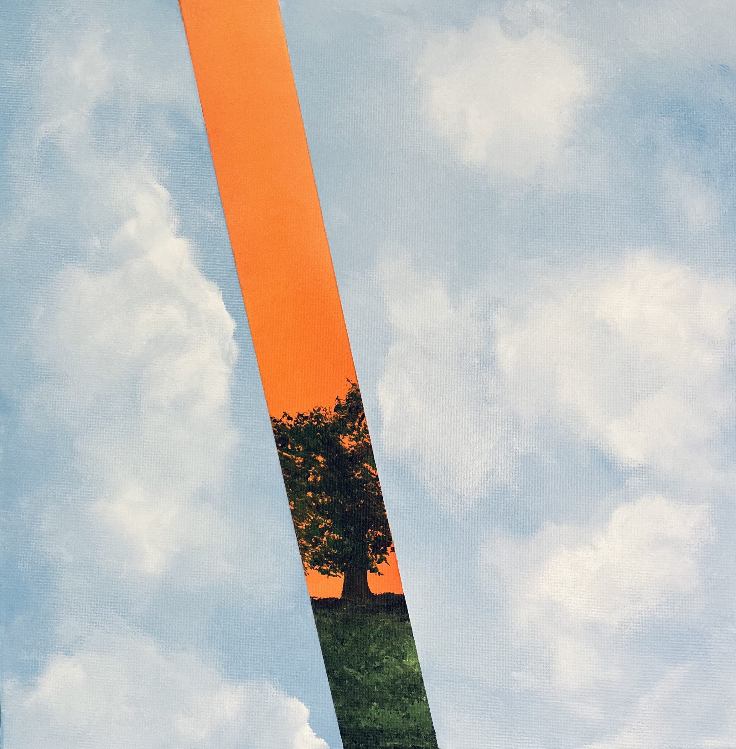Oil Painting 'Perspective' 30cm x 30cm