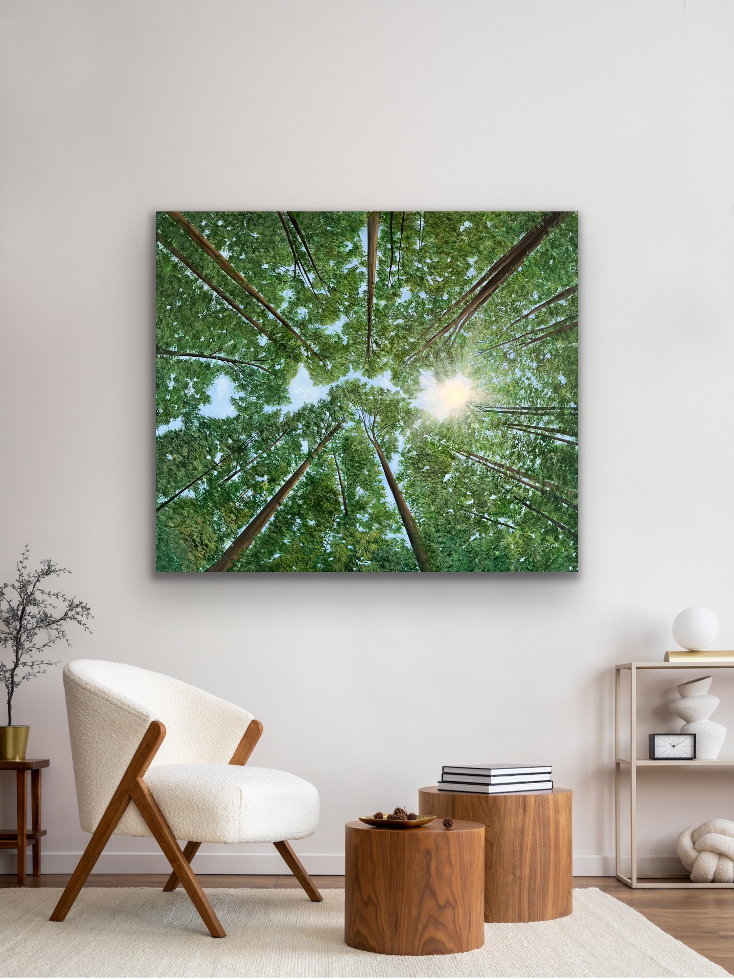 Oil Painting 'Day Star' 70cm x 60cm - Image 6