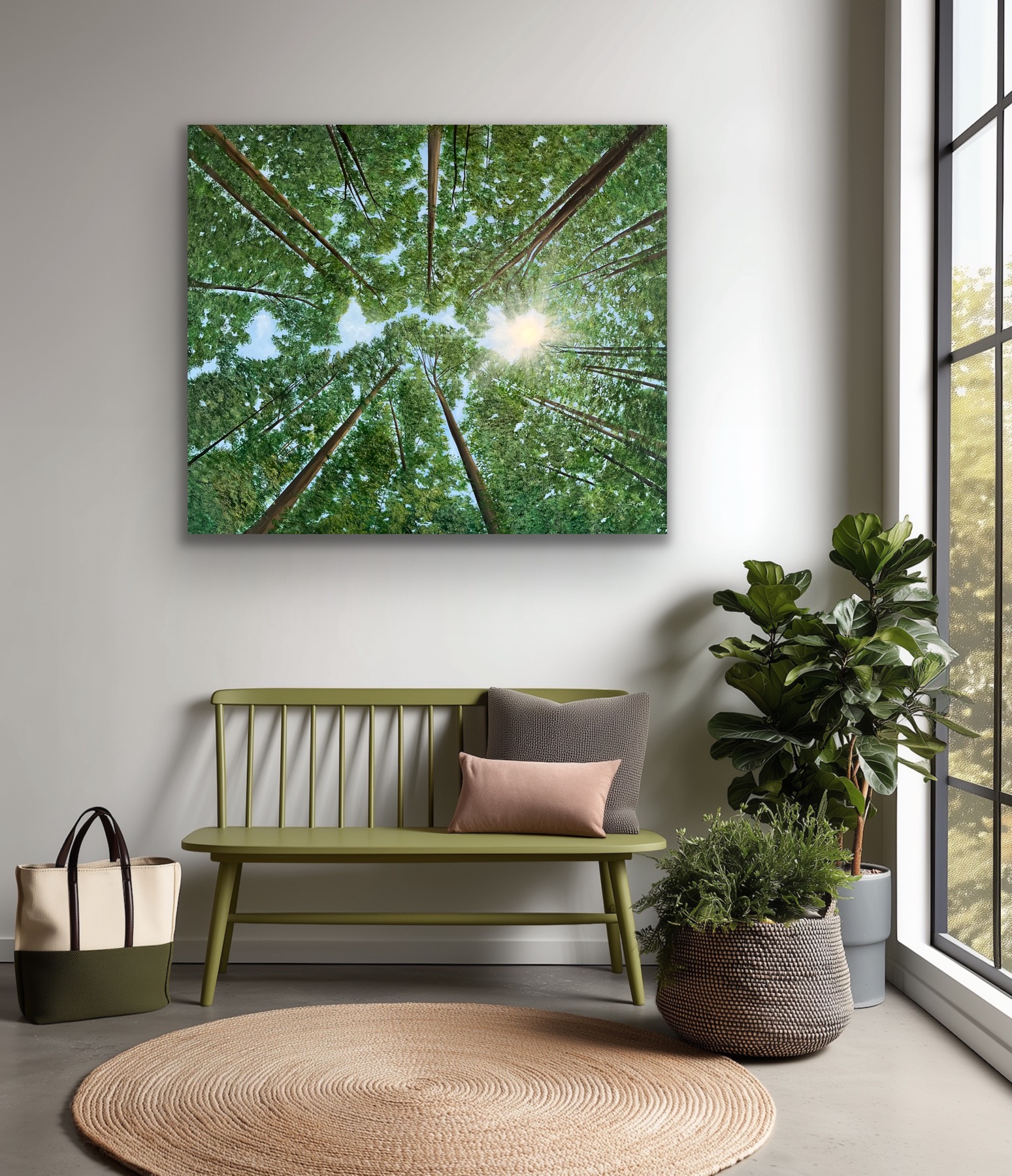 Oil Painting 'Day Star' 70cm x 60cm - Image 7