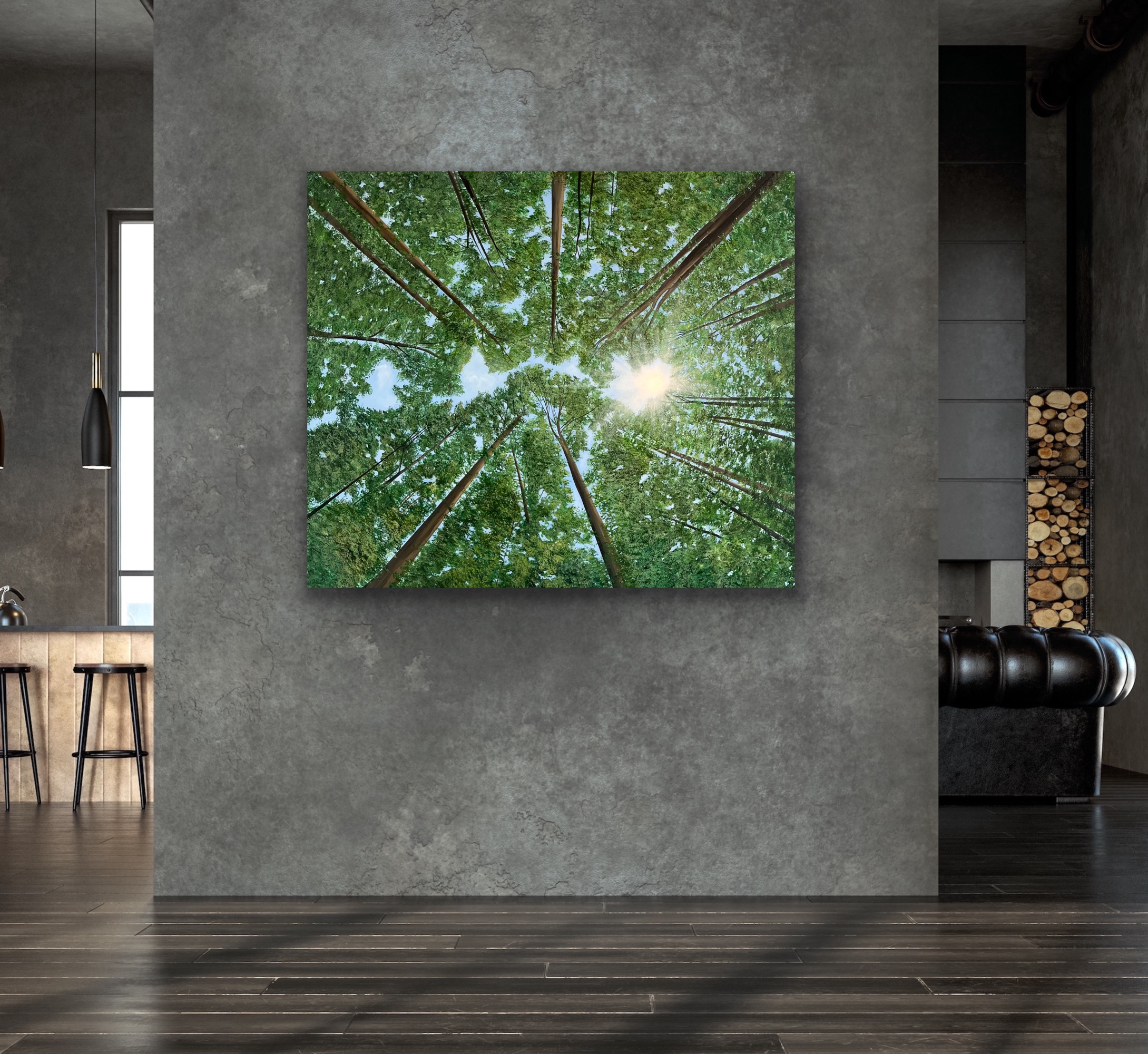 Oil Painting 'Day Star' 70cm x 60cm - Image 8