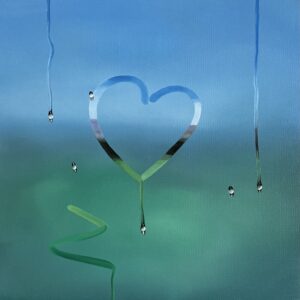 Oil Painting 'The Heart' 30cm x 30cm