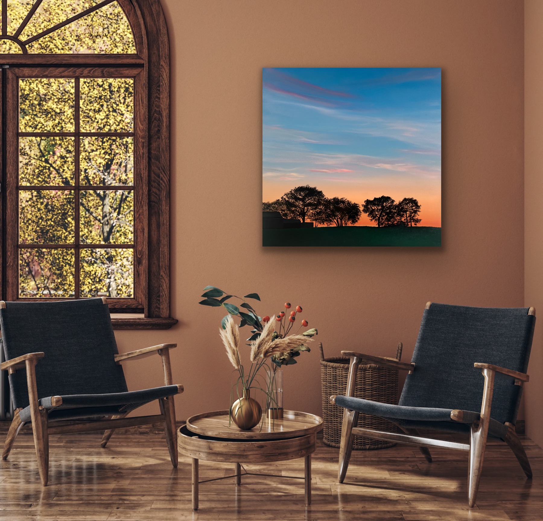 Oil Painting 'Knowing' 40cm x 40cm - Image 3