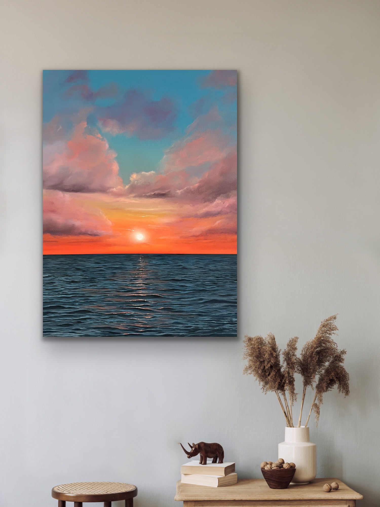 Oil Painting 'Dreaming is Free' 40cm x 30cm - Image 3