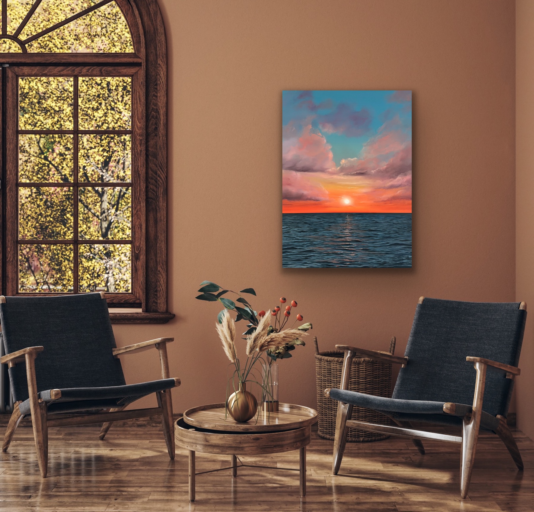 Oil Painting 'Dreaming is Free' 40cm x 30cm - Image 5