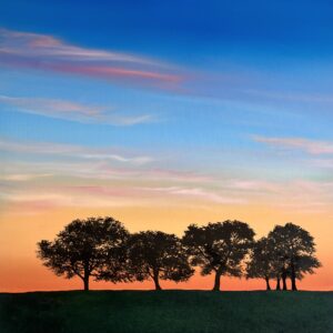 Oil Painting 'Until The Stars Come Out' 50cm x 50cm