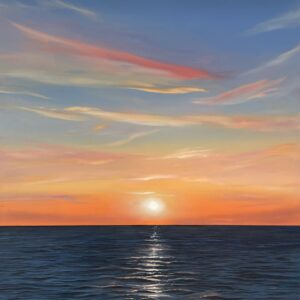 Oil Painting 'After The Eclipse' 40cm x 30cm