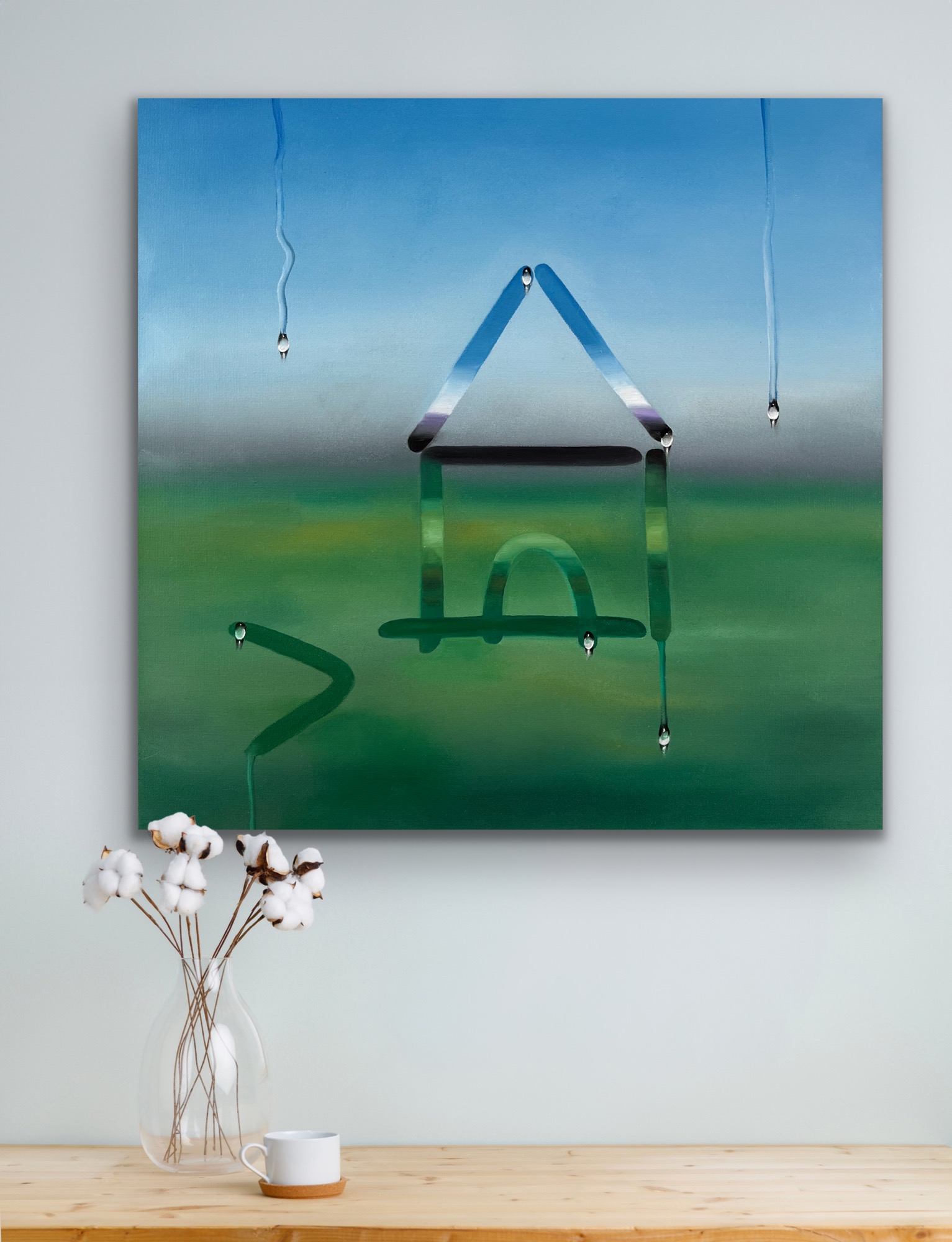 Oil Painting 'Through My Window Part IV' - Image 9