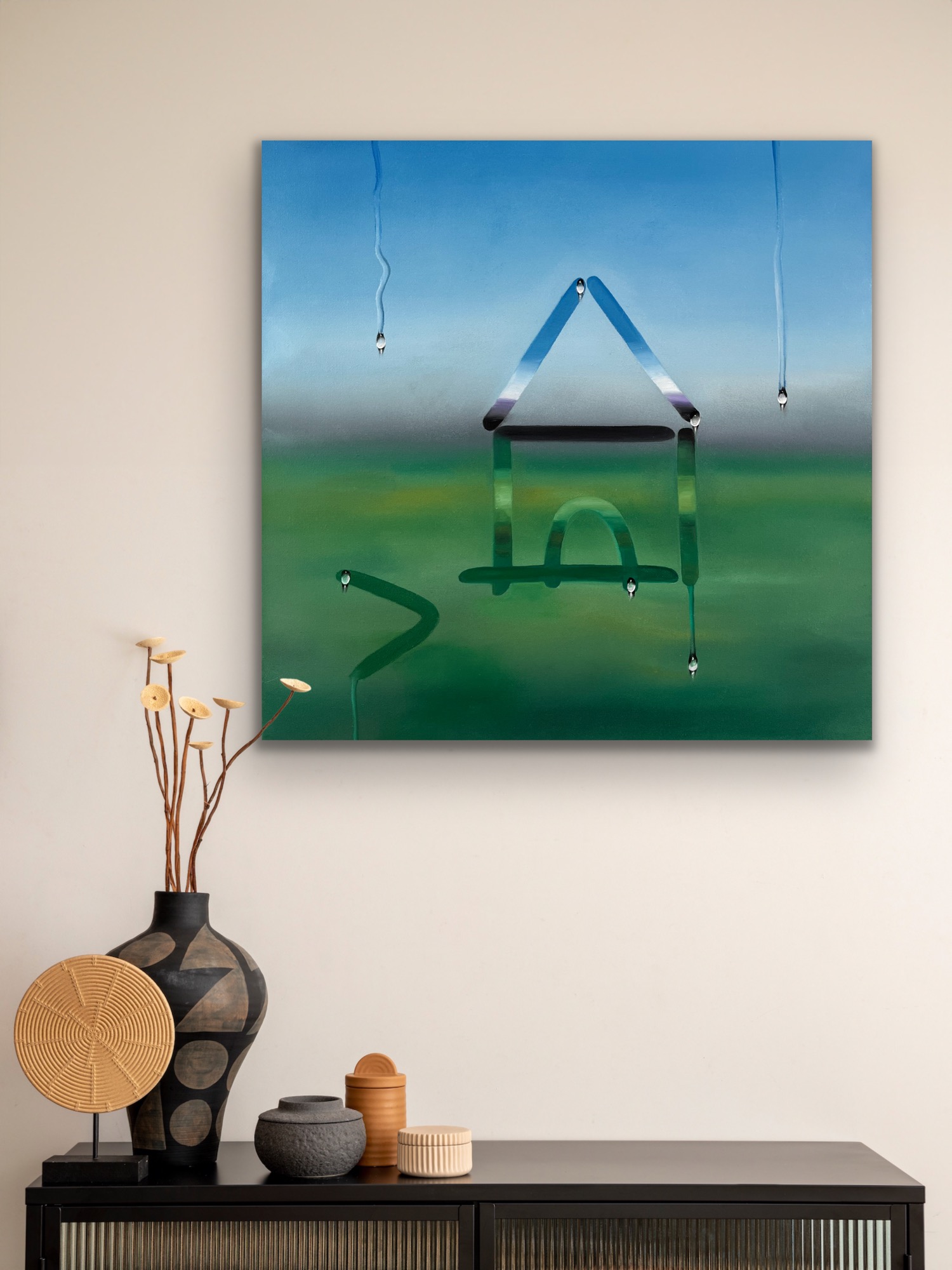 Oil Painting 'Through My Window Part IV' - Image 8