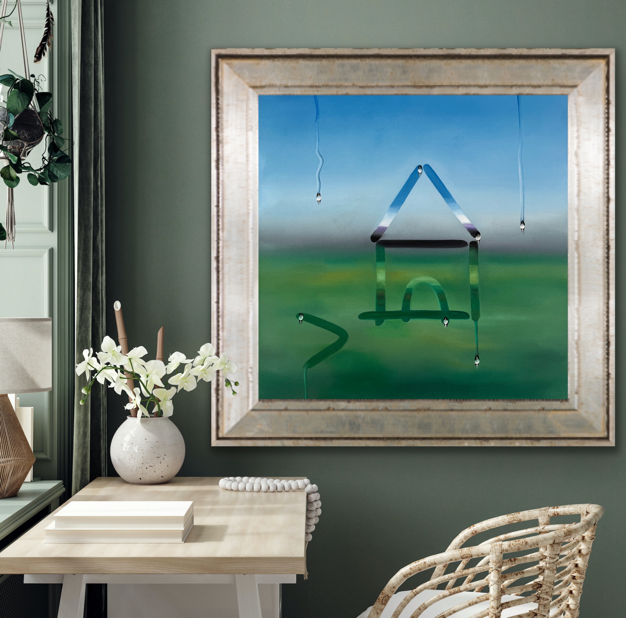 Oil Painting 'Through My Window Part IV' - Image 7