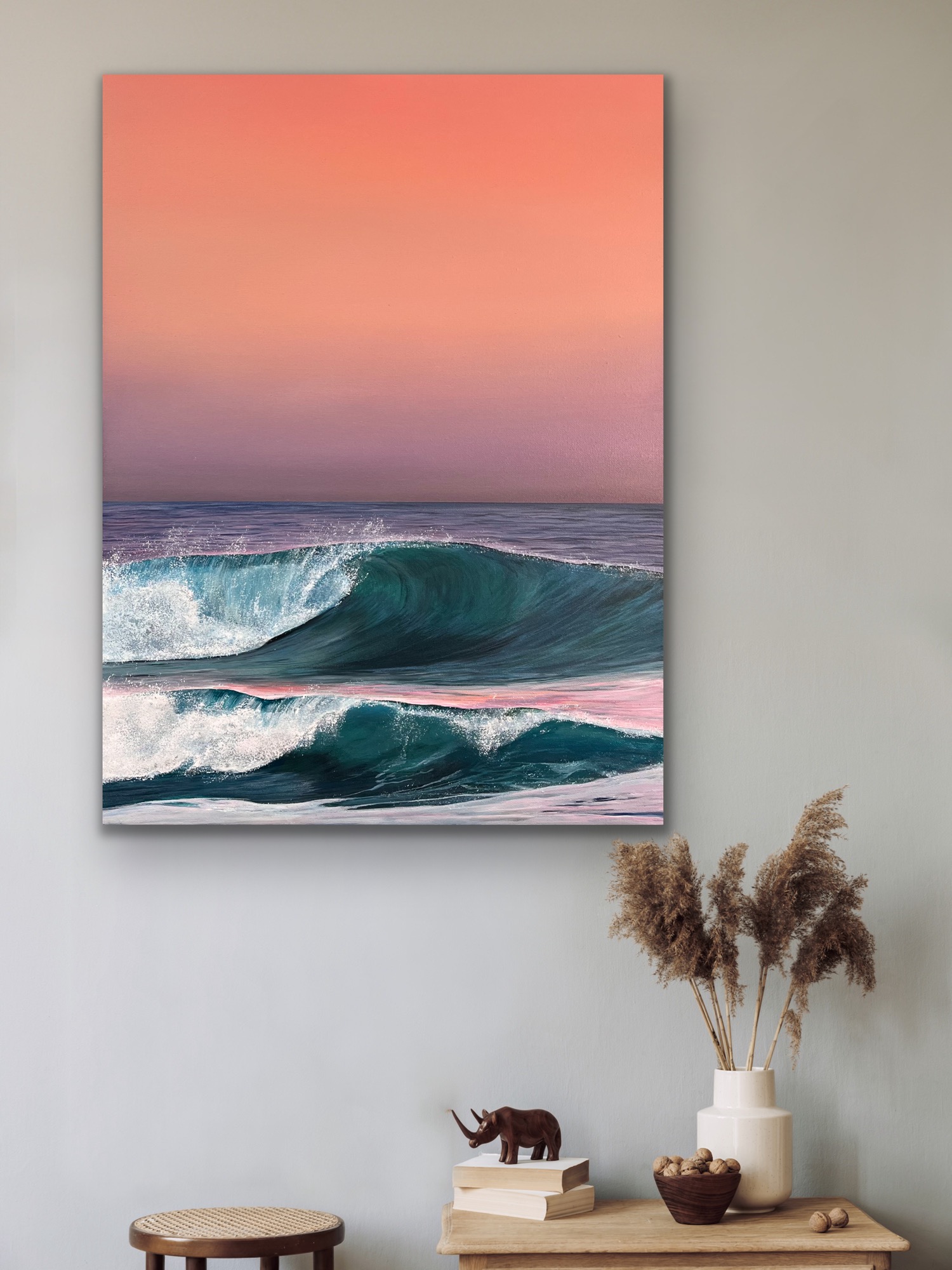 Oil Painting 'The Journey Ahead' 40cm x 30cm - Image 3