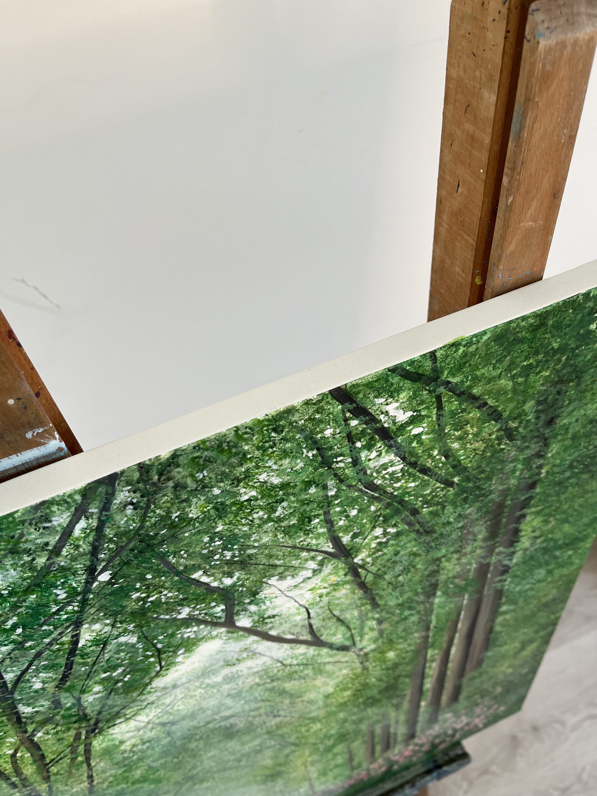 Original Acrylic Painting 'The Silent Forest' 60cm x 60cm - Image 8