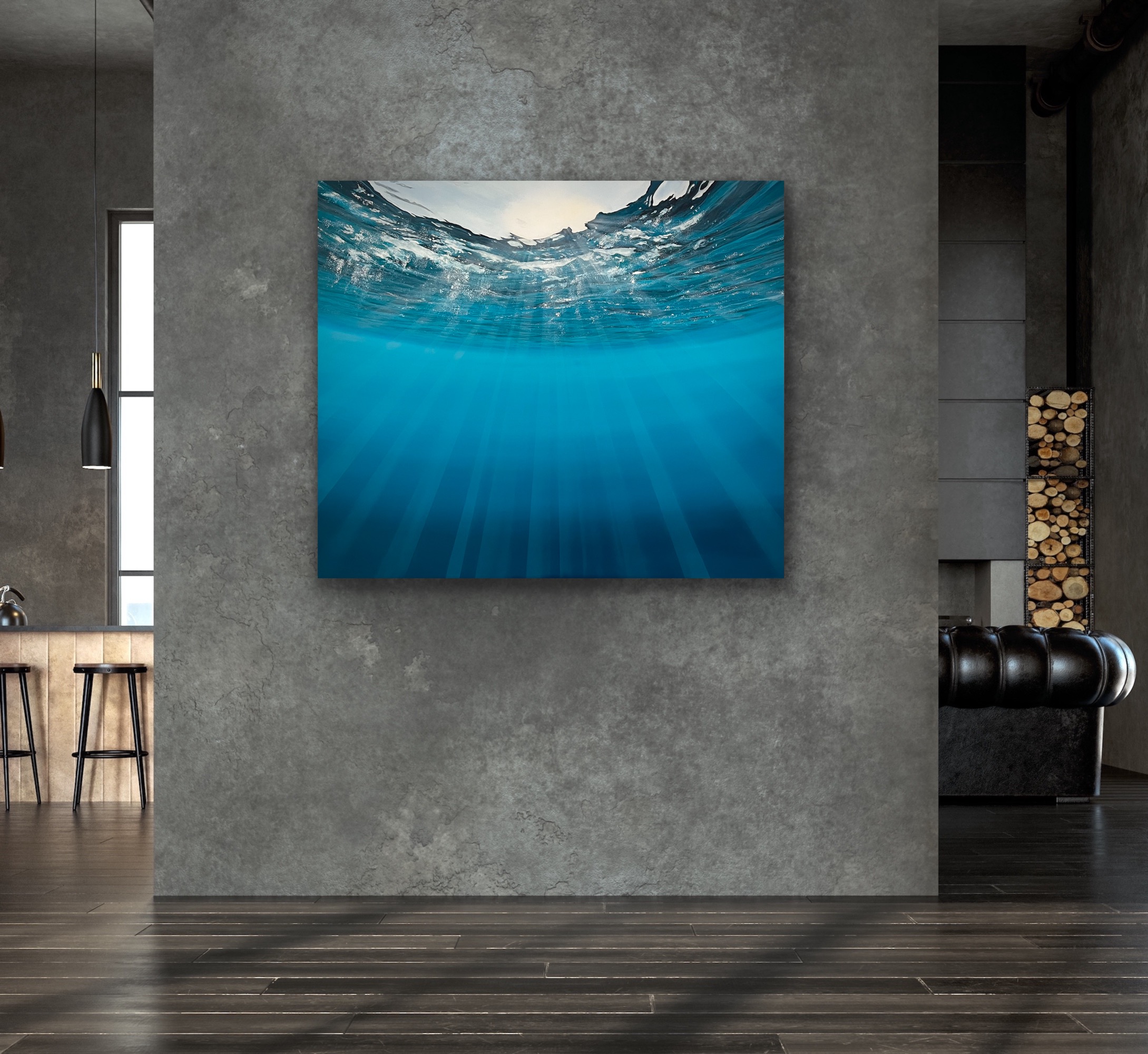 Oil Painting 'Deep Calm' 70cm x 60cm - Image 7