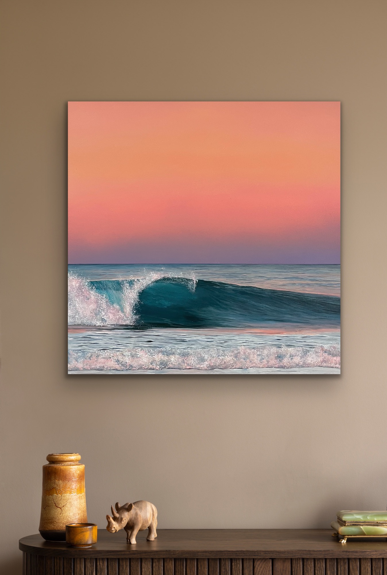 Oil Painting 'Where Dreams Meet' 30cm x 30cm - Image 3