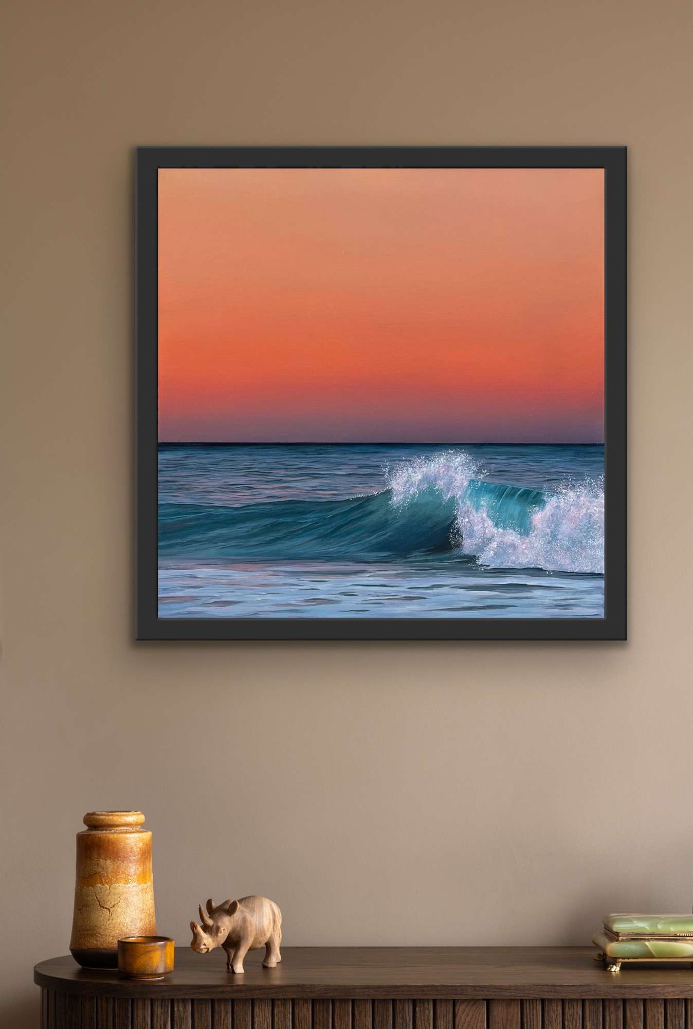 Oil Painting 'Passing Moment' 30cm x 30cm - Image 2