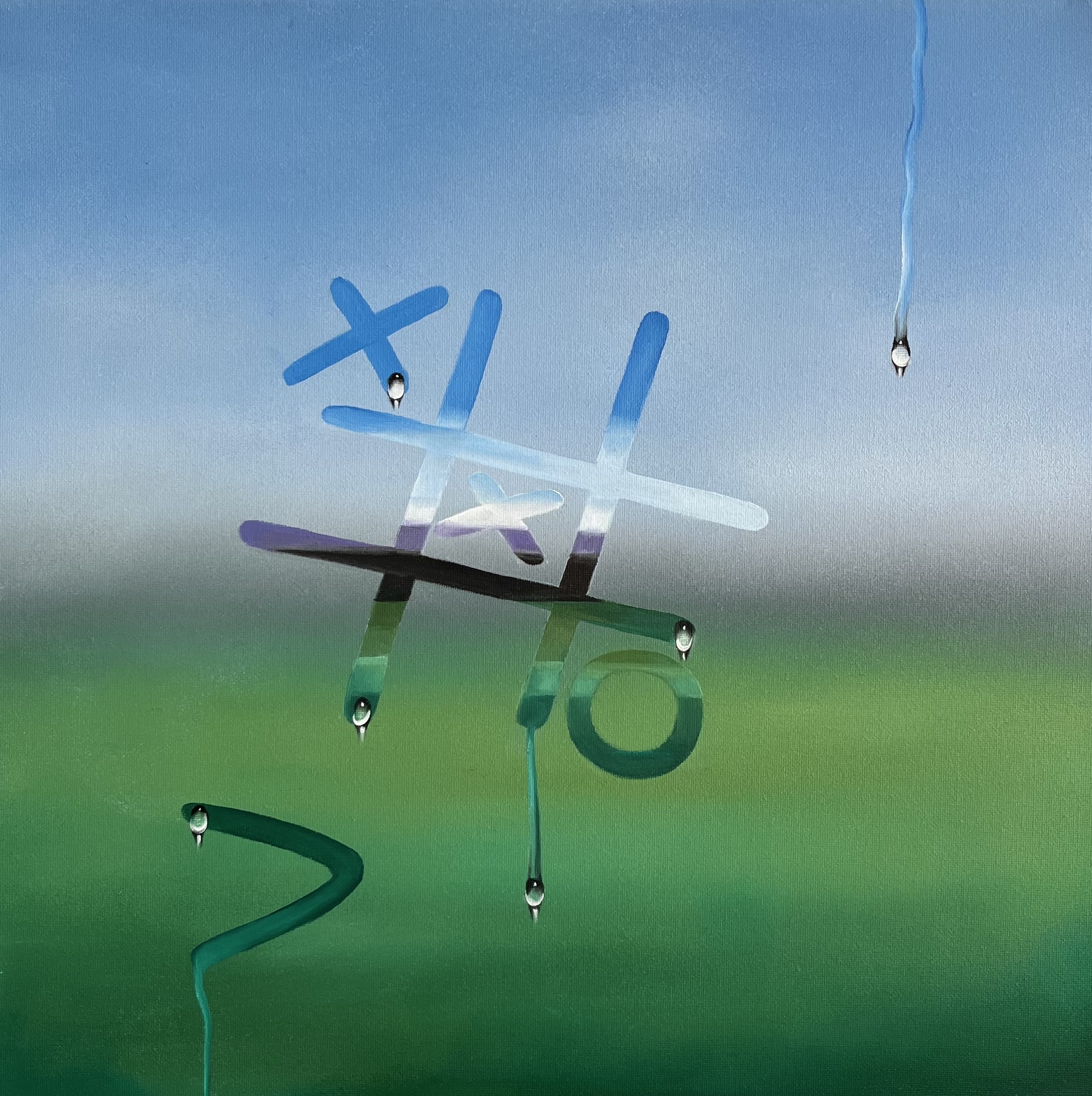 Oil Painting 'Through My Window Part VI'