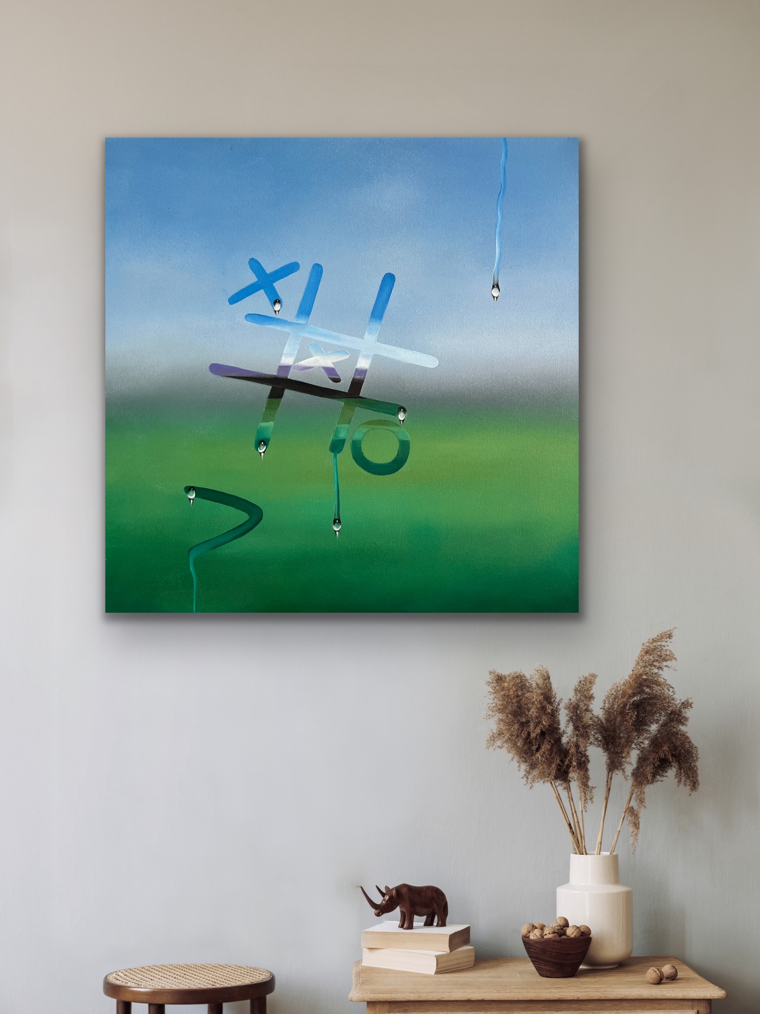 Oil Painting 'Through My Window Part VI' - Image 4