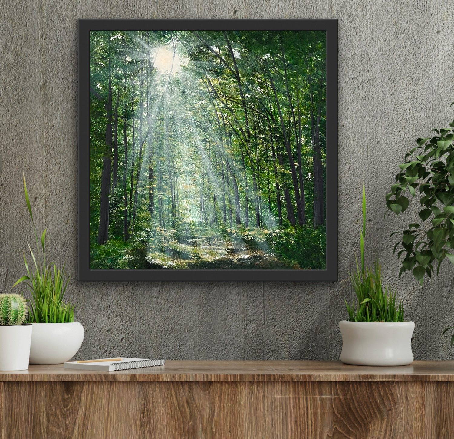 Acrylic Painting 'Where The Light Finds You' - Image 3